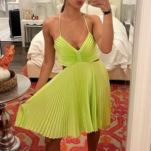 A.L.C NWT Pleated Mini Dress